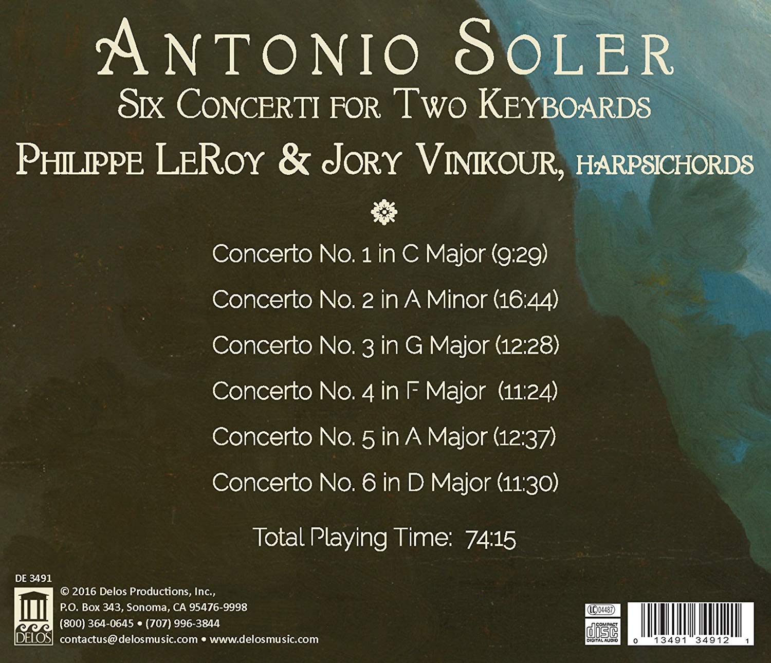Soler: Six Concerti for Two Keyboards - slide-1