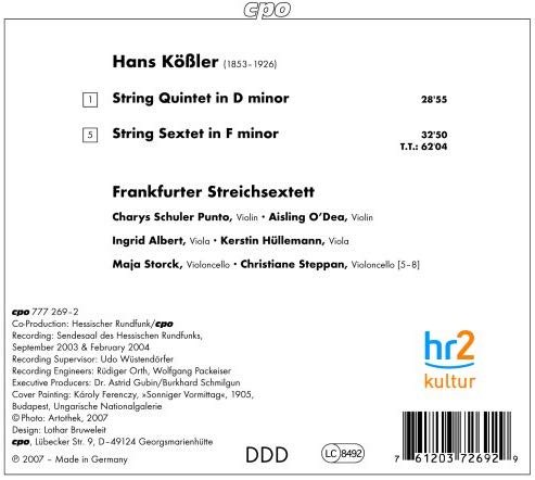 Koessler: String Quintet, String Sextet - slide-1