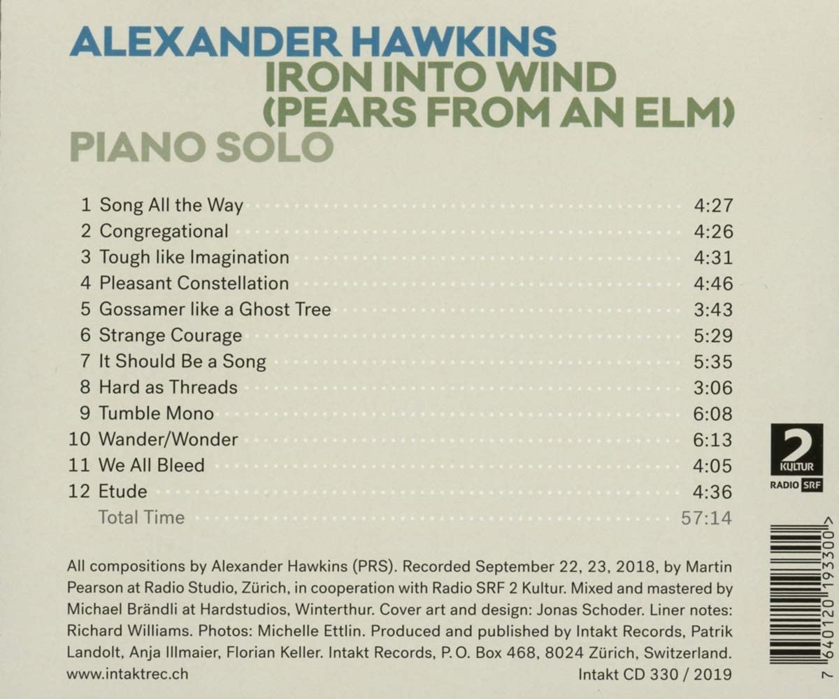 Alexander Hawkins: Iron Into Wind - slide-1