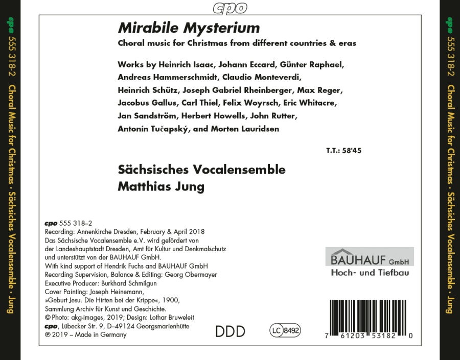 Mirabile Mysterium - Choral music for Christmas - slide-1