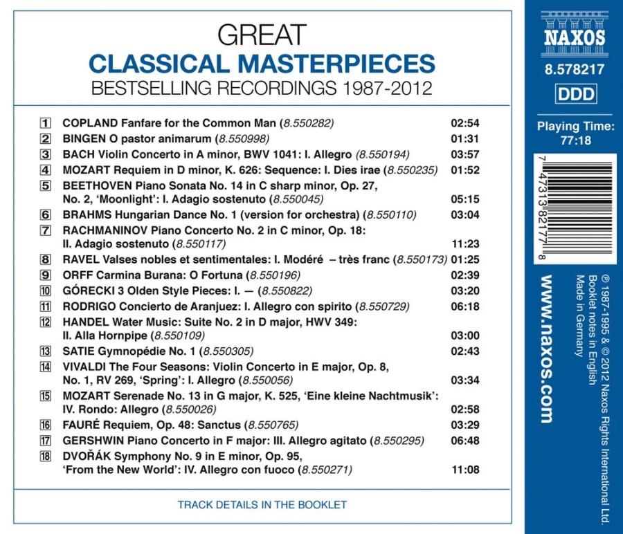 Great Classical Masterpieces - Naxos Bestseller - slide-1