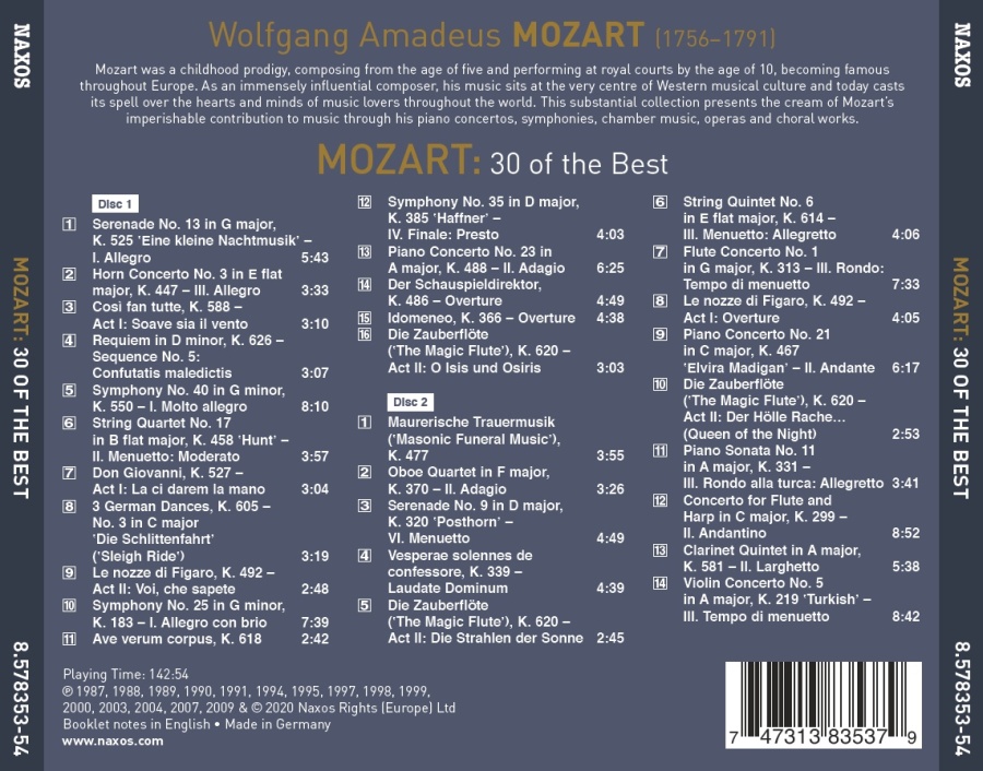 Mozart: 30 of the Best - slide-1