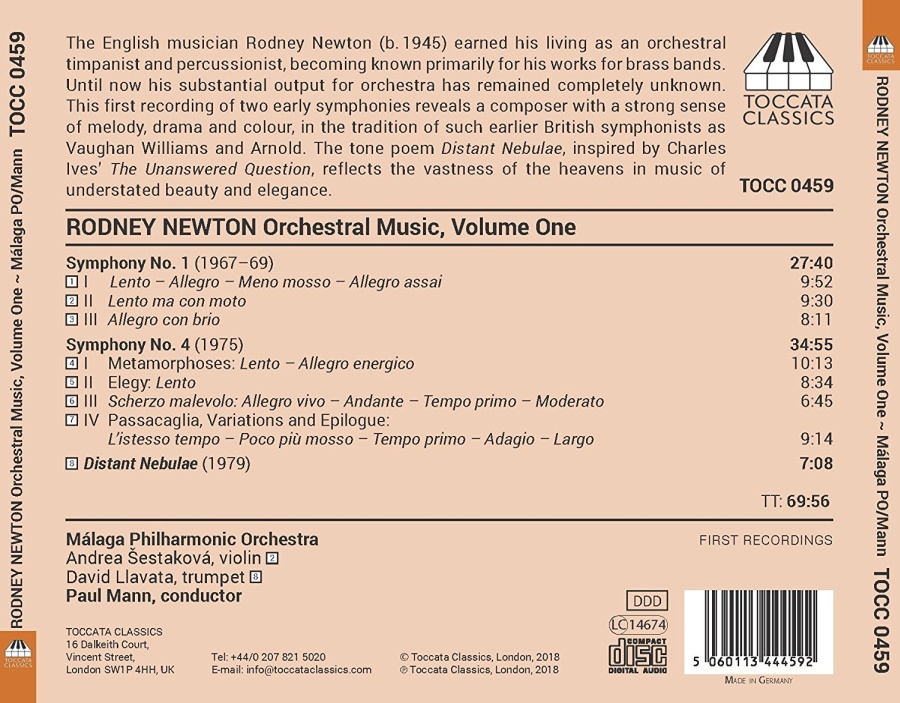 Newton: Orchestral Music Vol. 1 - slide-1