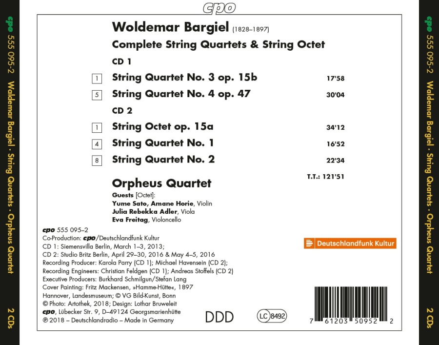 Bargiel: Complete String Quartets & String Octet - slide-1