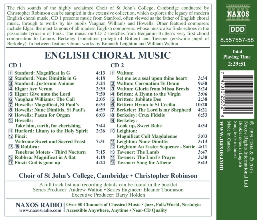 ENGLISH CHORAL MUSIC - slide-1