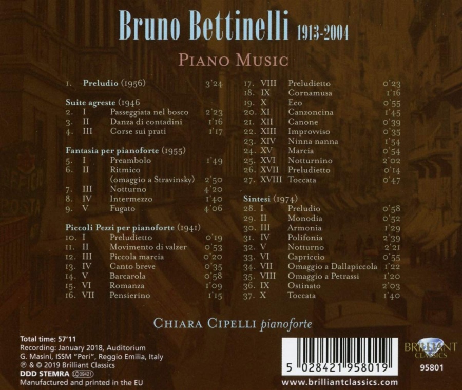 Bettinelli: Piano Music - slide-1