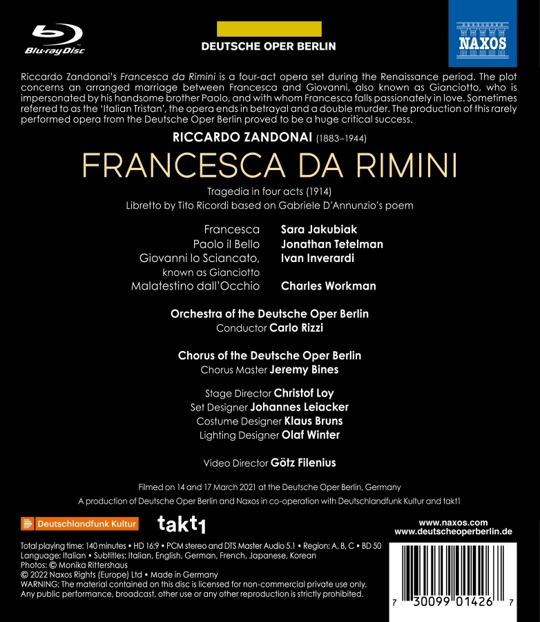 Zandonai: Francesca da Rimini - slide-1