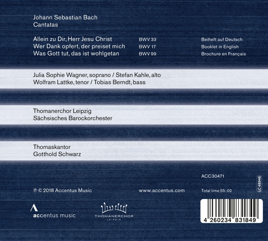 Bach: Cantatas BWV 33, 17, 99 - slide-1