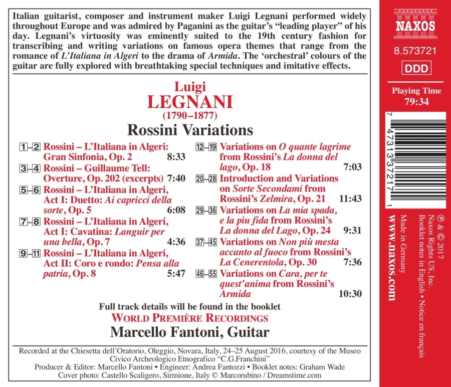 Legnani: Variations on opera themes of Rossini - slide-1