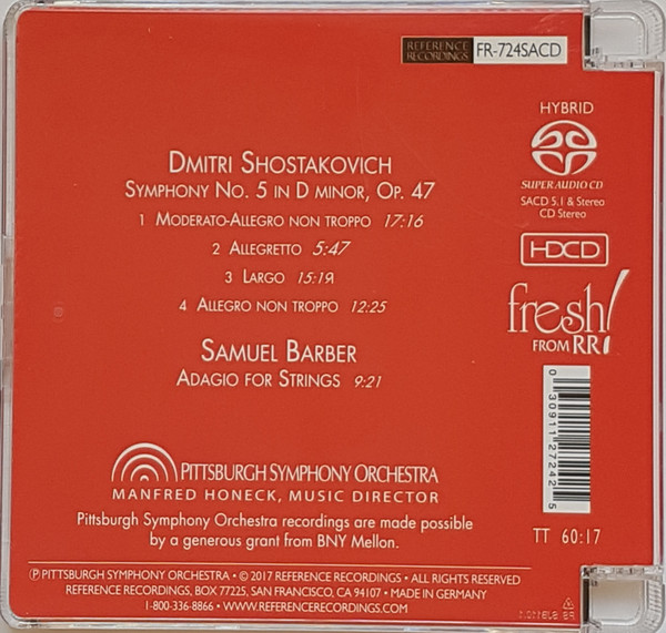 Shostakovich: Symphony No. 5 / Barber: Adagio for Strings - slide-1