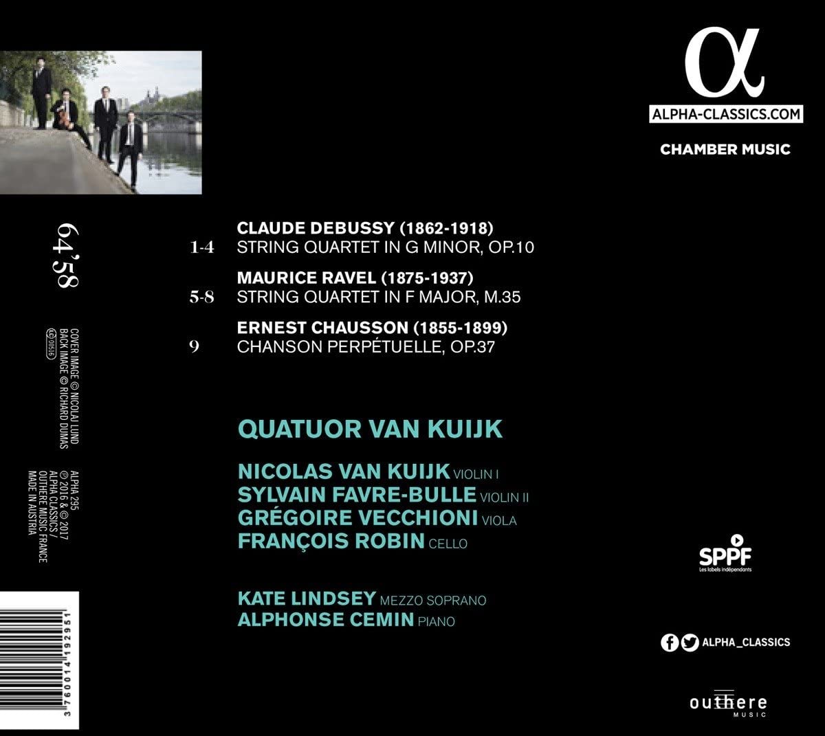 DEBUSSY/ RAVEL/ CHAUSSON: String Quartets - slide-1