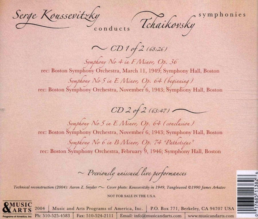 Koussevitzky conducts Tchaikovsky - slide-1