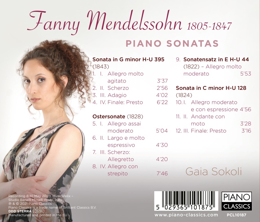 Fanny Mendelssohn: Piano Sonatas - slide-1