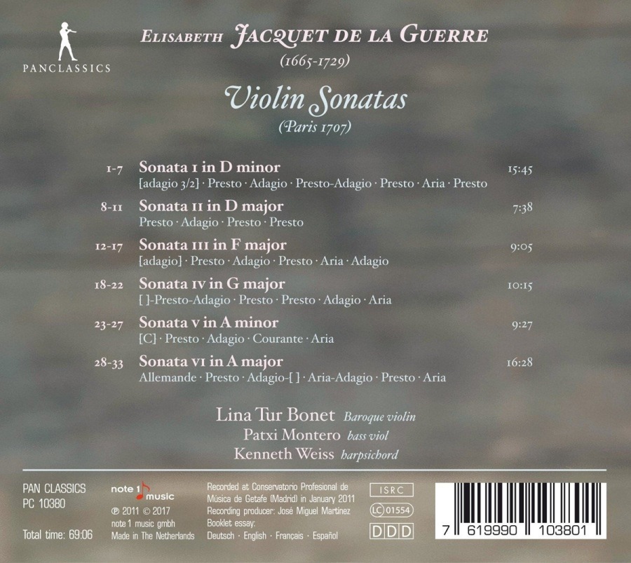 Guerre: Violin Sonatas - slide-1