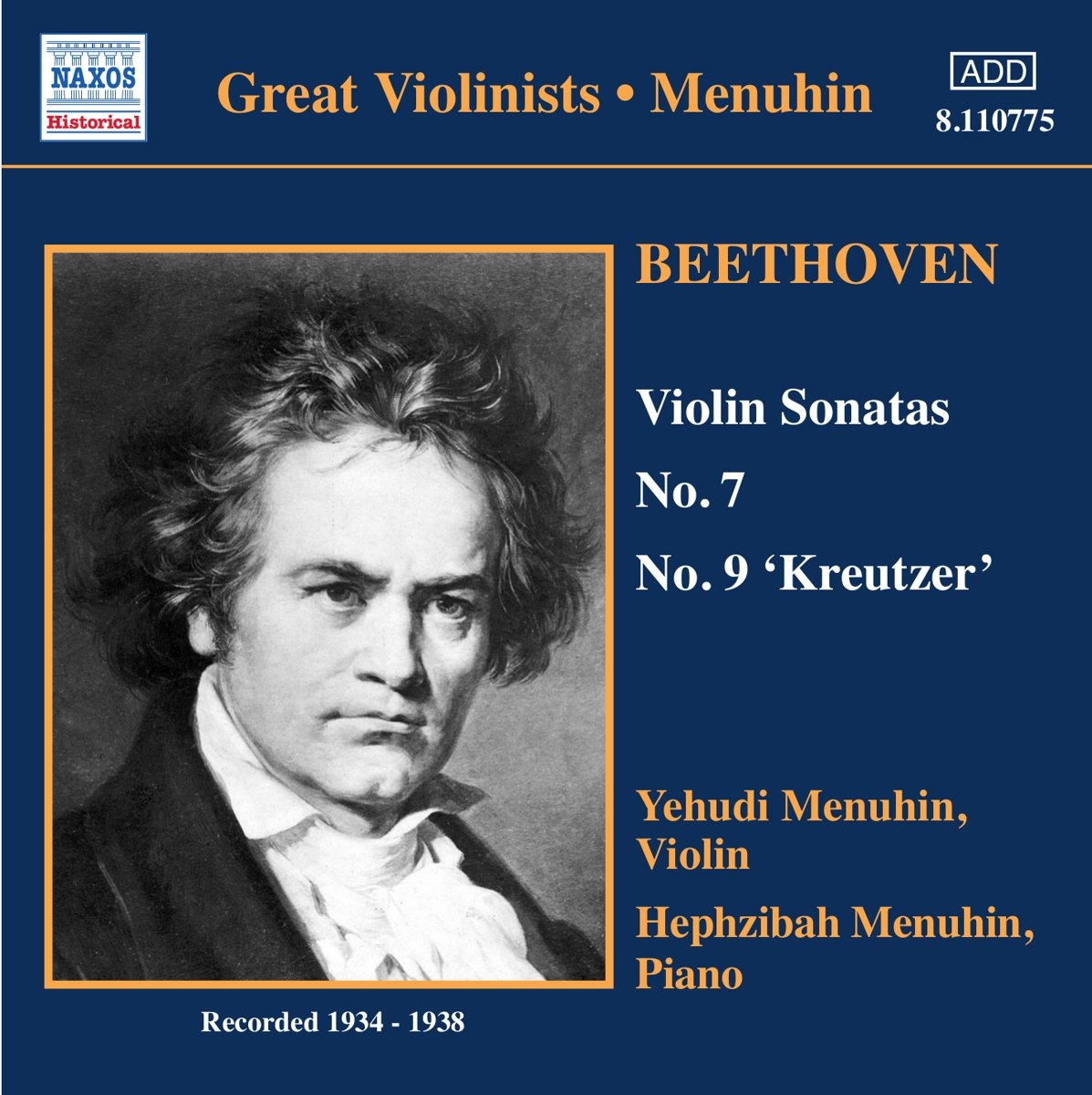 GREAT VIOLINISTS - MENUHIN ( 1934-38 )