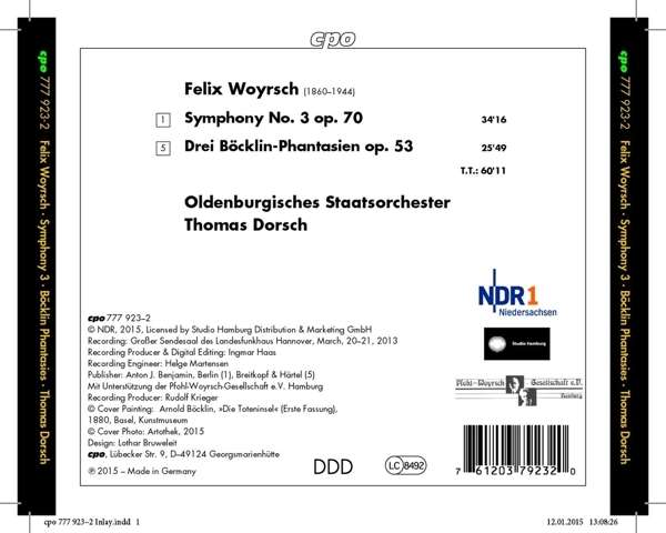 Woyrsch: Symphony No. 3 Three Boecklin Phantasies - slide-1