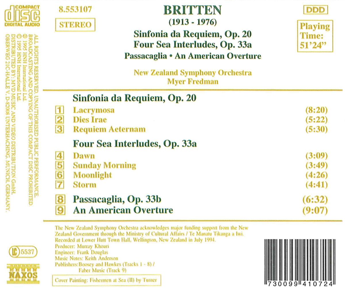 BRITTEN: Sinfonia da Requiem - slide-1