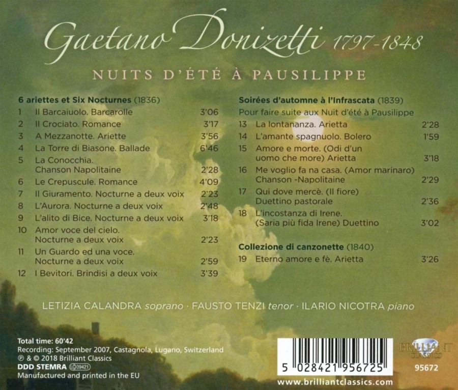 Donizetti: Nuits d'été à pausilippe - slide-1