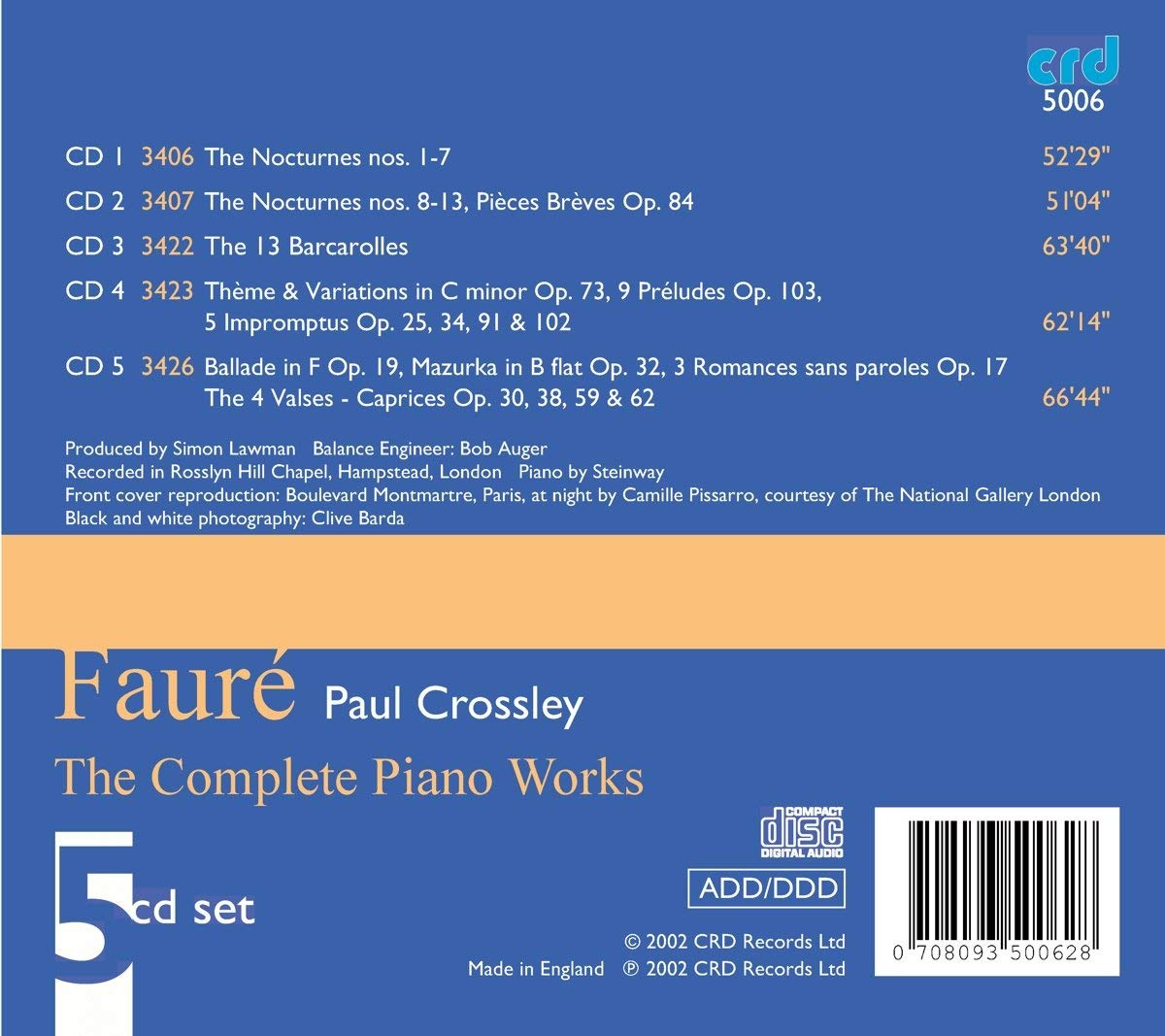 Fauré: Complete Piano Works - slide-1