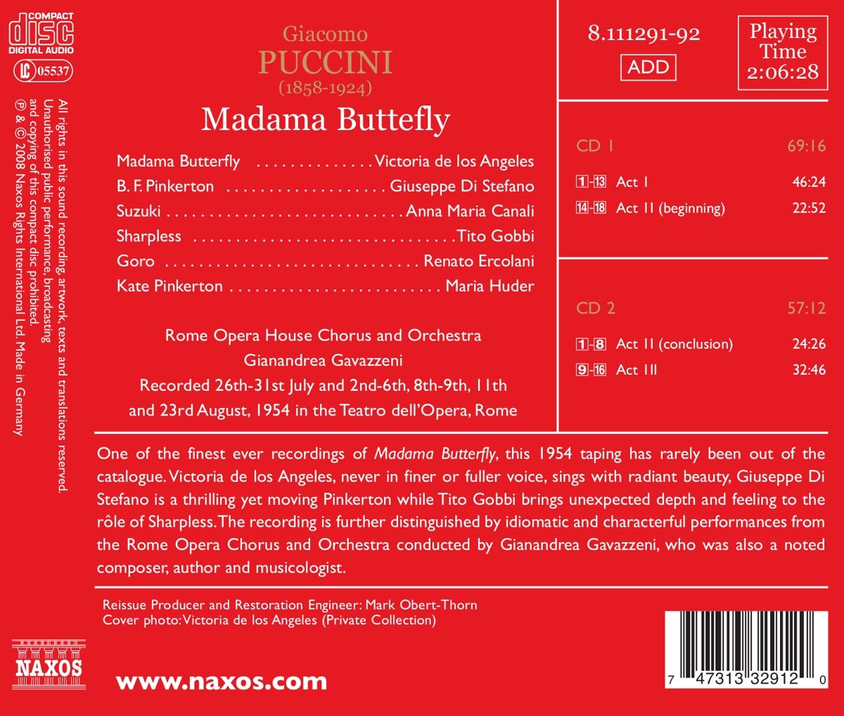 Puccini:  Madama Butterfly – 1954 - slide-1