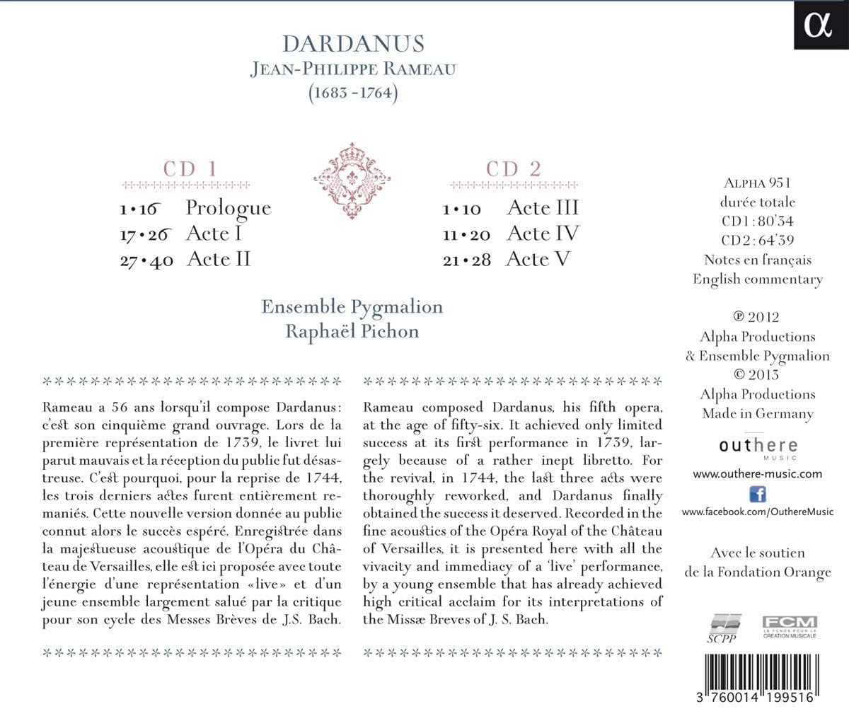 Rameau: Dardanus (L’Opéra Royal du Château de Versailles) - slide-1