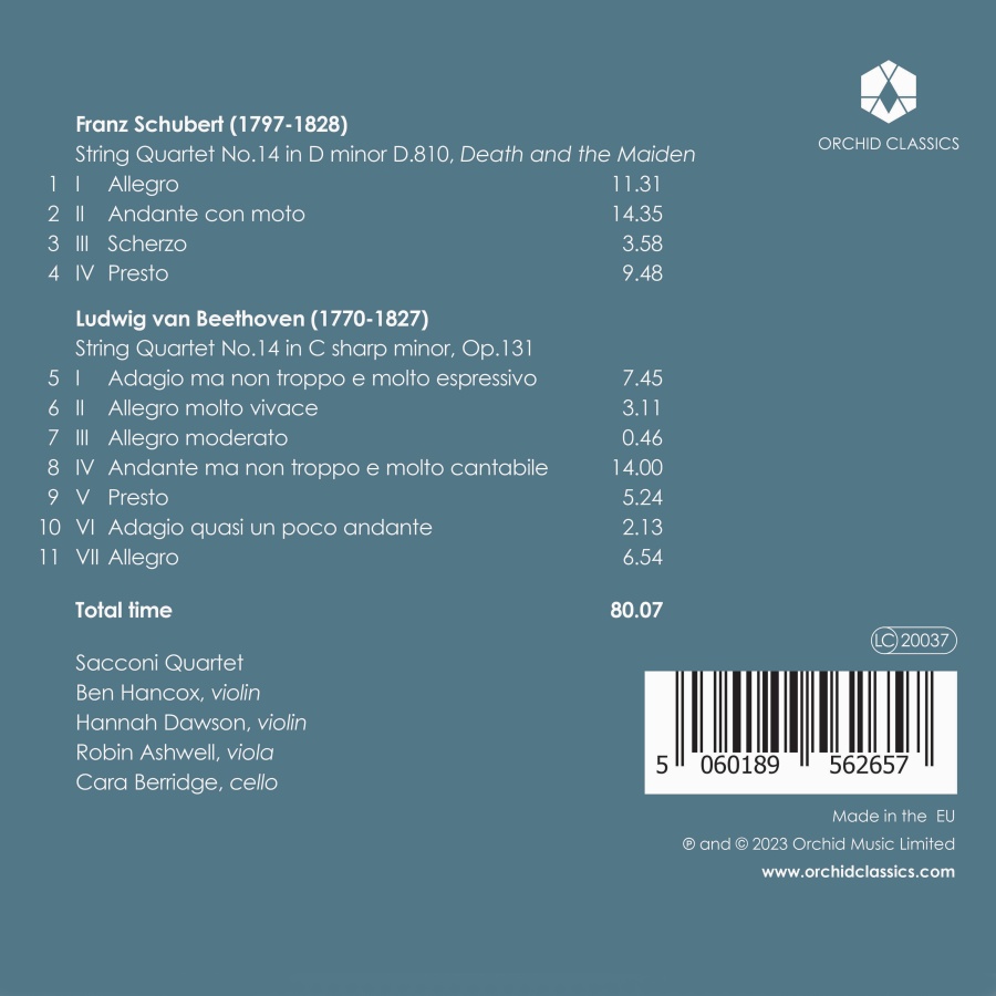 Schubert & Beethoven: String Quartets - slide-1