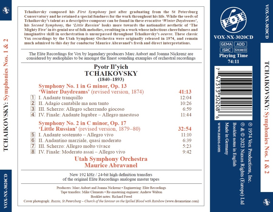 Tchaikovsky: Symphonies Nos. 1 & 2 - slide-1