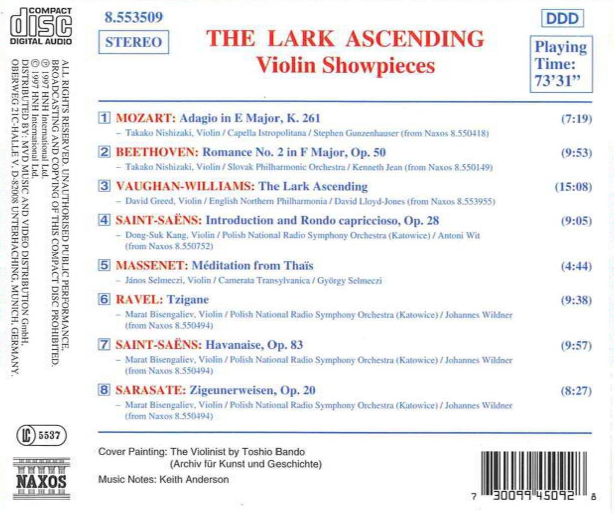 The Lark Ascending: Violin Showpieces - slide-1