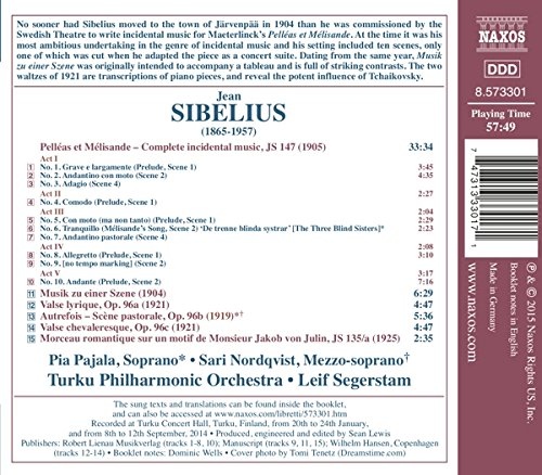 Sibelius: Pelleas et Melisande Musik zu einer Szene Valse lyrique - slide-1