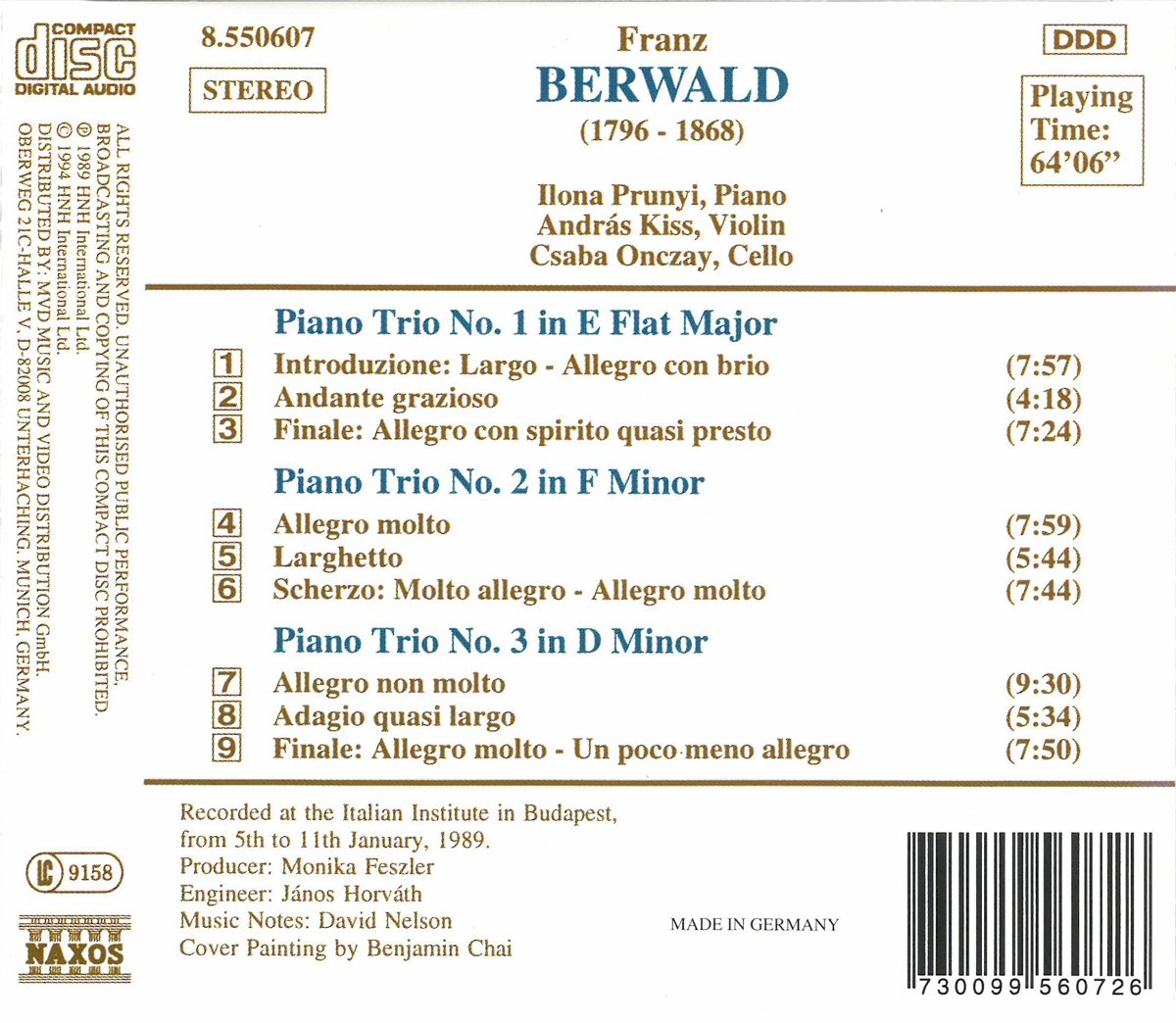 BERWALD: Piano Trios Nos. 1 - 3 - slide-1
