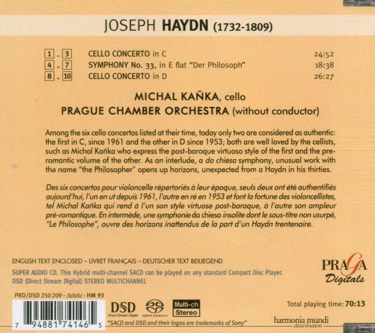 Haydn: Cello Concertos In C And D, Symphony No. 22 - slide-1