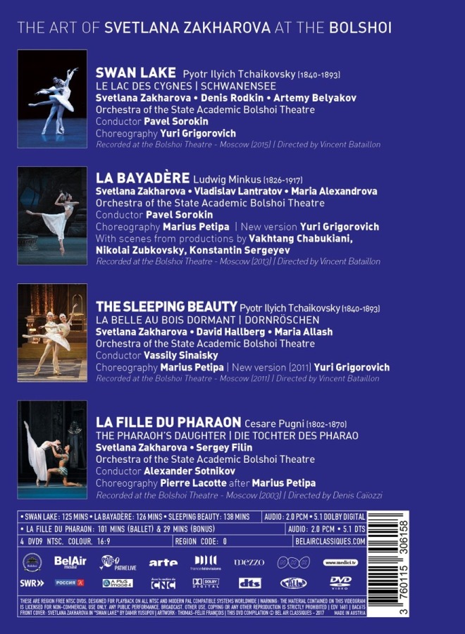The Art of Svetlana Zakharova - Swan Lake; Sleeping Beauty; La Bayadère; Pharaoh's Daughter - slide-1