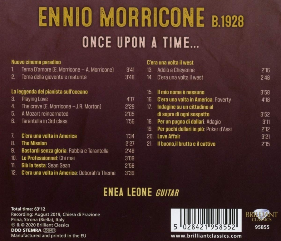 Morricone: Once Upon a Time… Arrangements for Guitar - slide-1