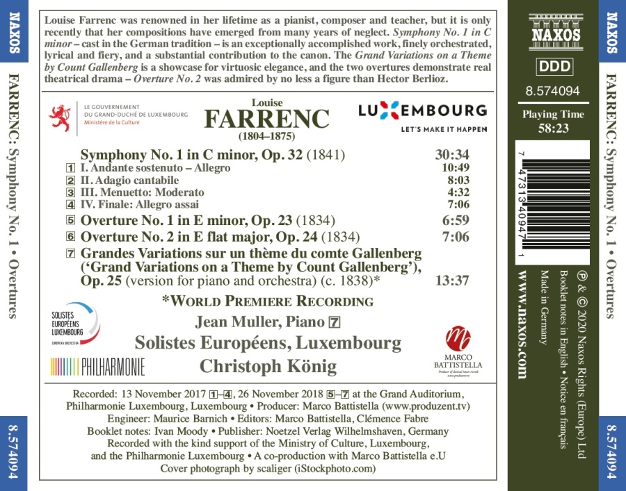 Farrenc: Symphony No. 1 - slide-1