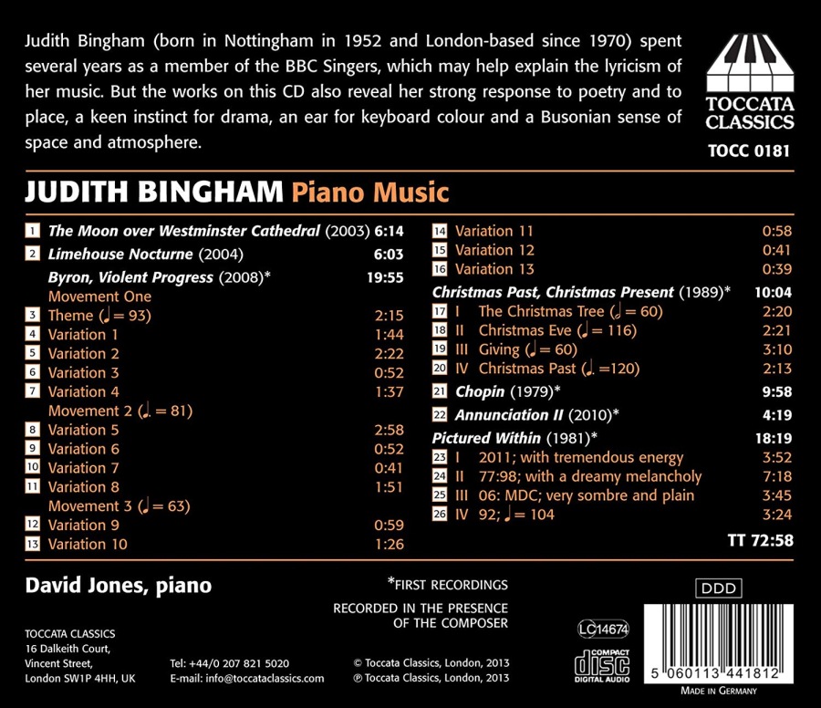 Bingham: Piano Music - slide-1