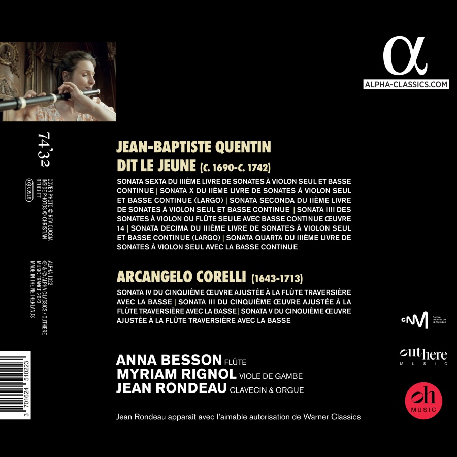 Corelli & Quentin: Flute Sonatas - slide-1