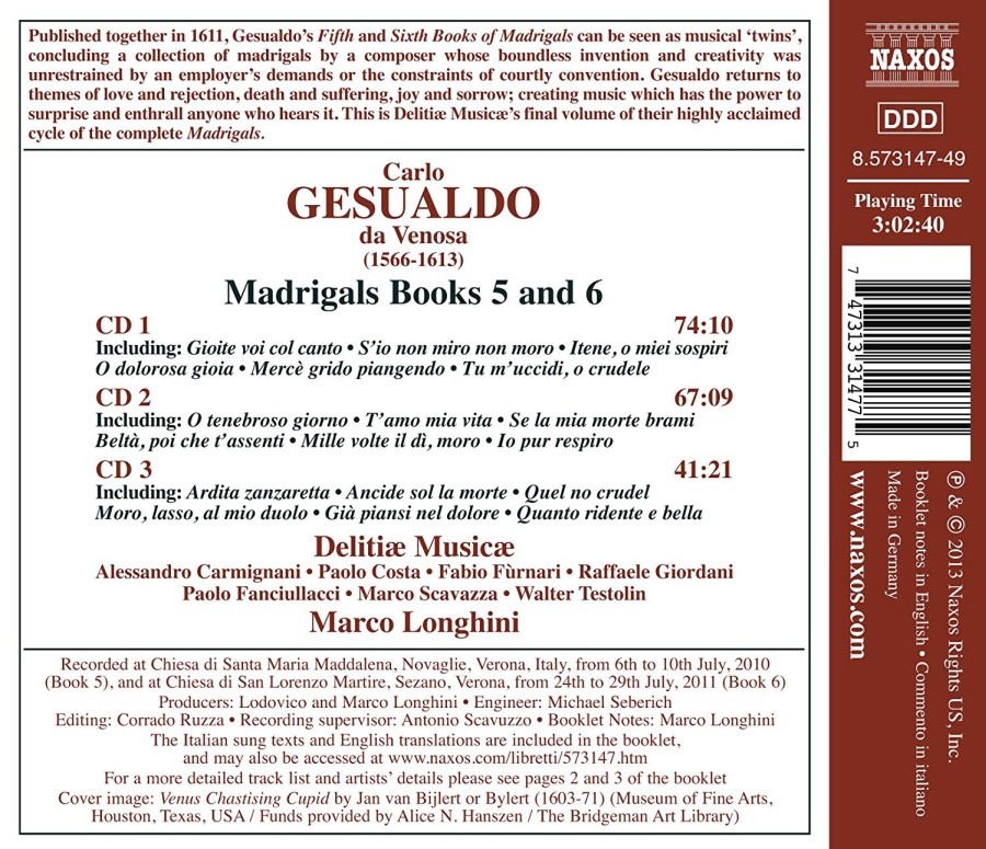 Gesualdo: Madrigals Books 5 and 6 - slide-1