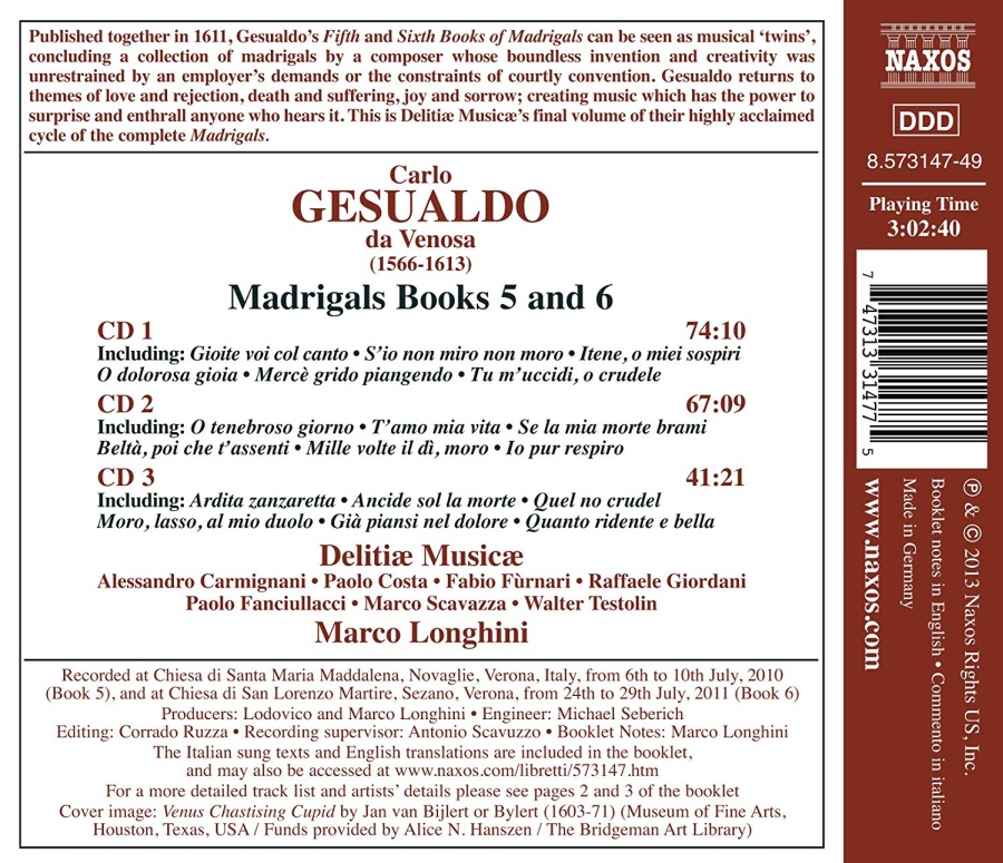 Gesualdo: Madrigals Books 5 and 6 - slide-1