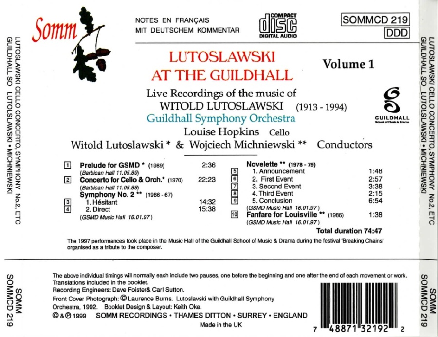 Lutosławski at the Guildhall Vol. 1 - slide-1