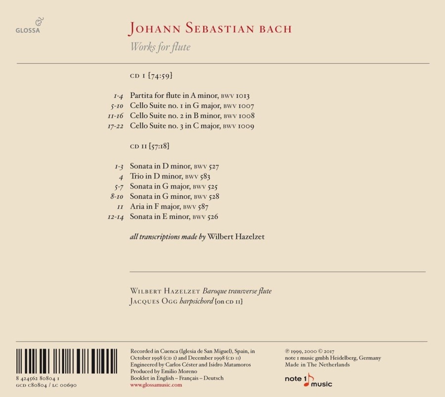 Bach: Works for flute - slide-1
