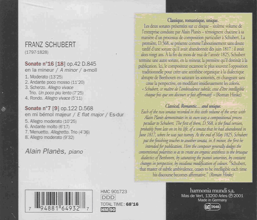 Schubert: Sonates D. 568 & D. 845 - slide-1