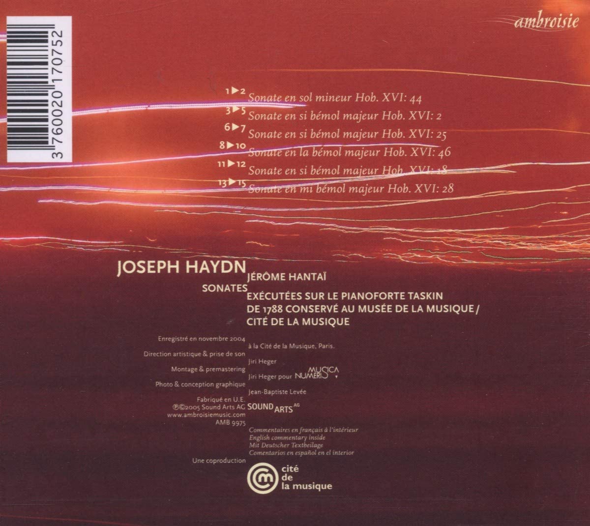Haydn: Sonates pour pianoforte - slide-1