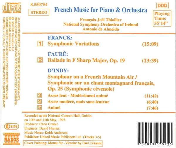 French Music for Piano and Orchestra - slide-1