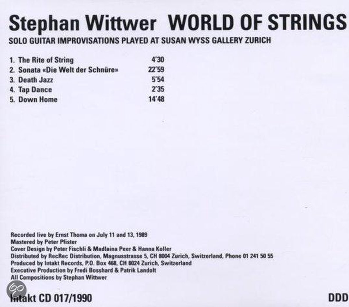 Stephan Wittwer: :World Of Strings - slide-1