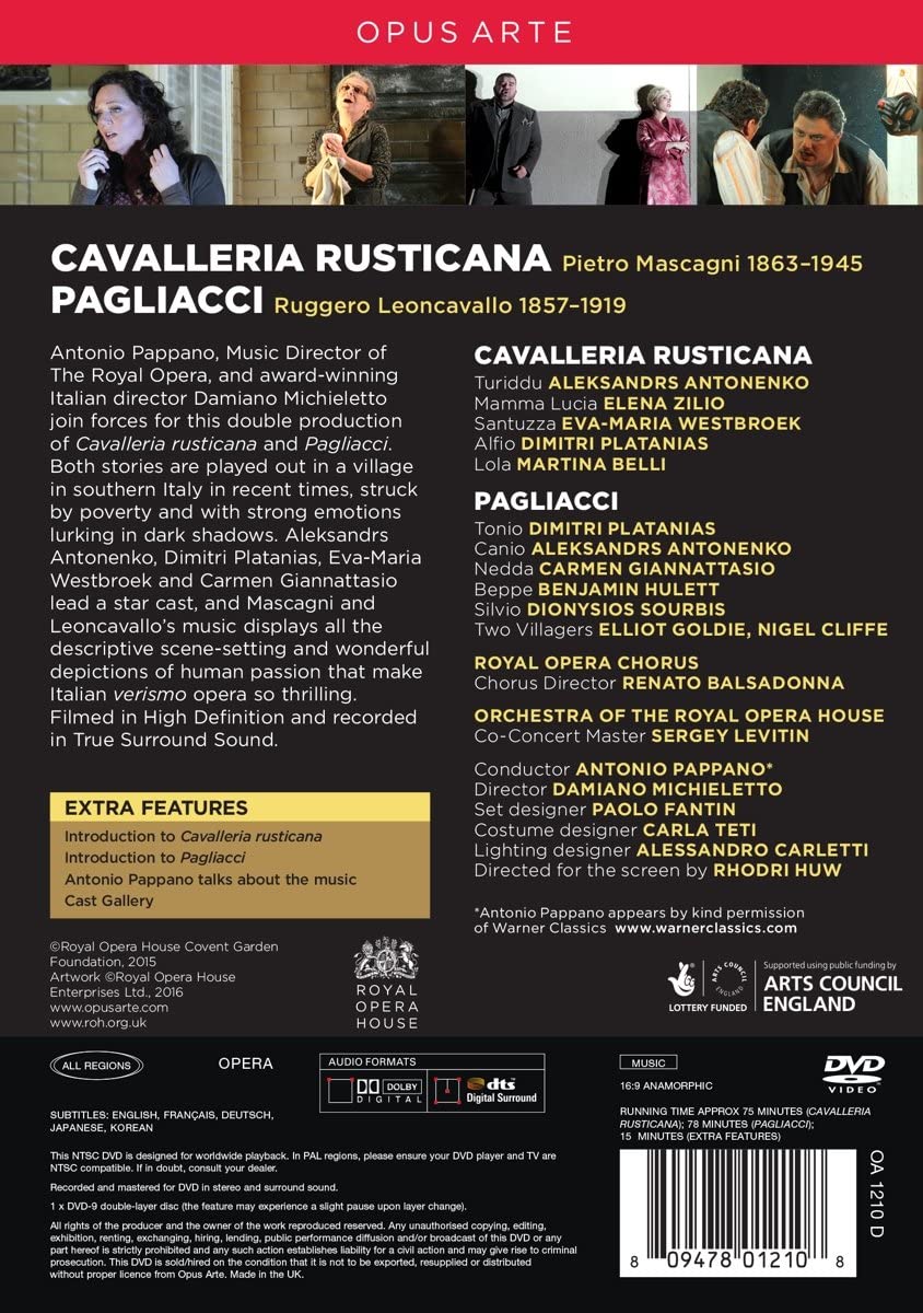 Mascagni: Cavalleria Rusticana,  Leoncavallo, Pagliacci - slide-1