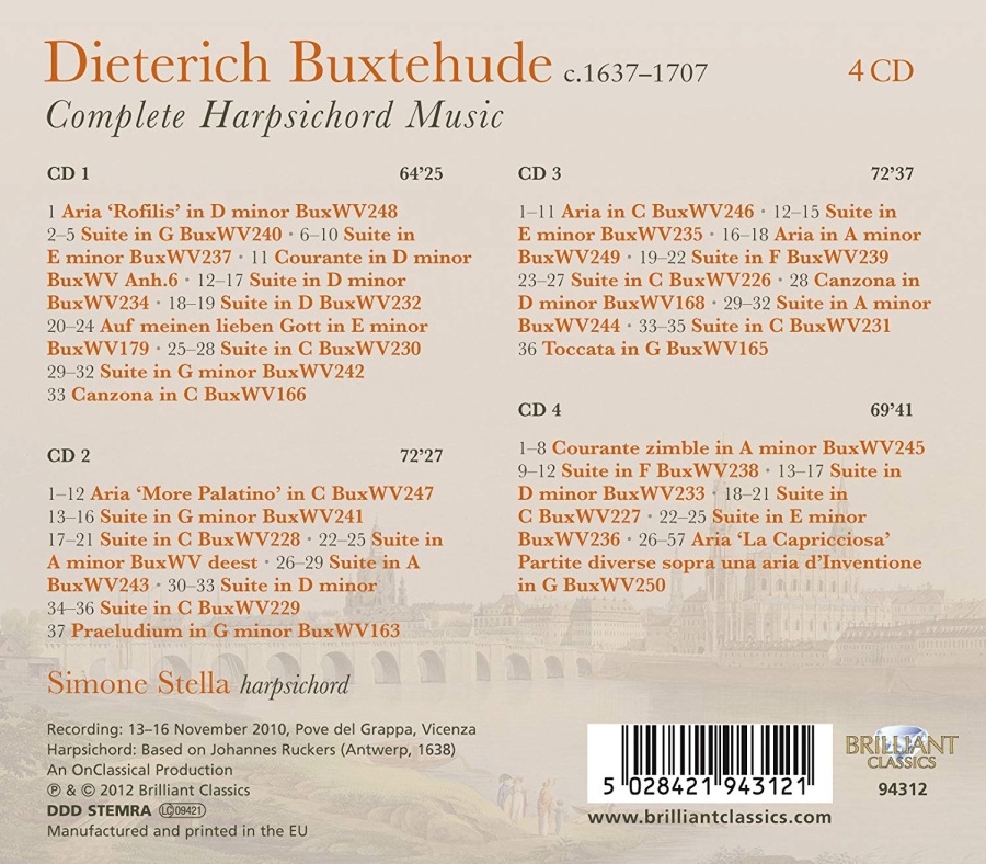 Buxtehude: Complete Harpsichord Music - slide-1