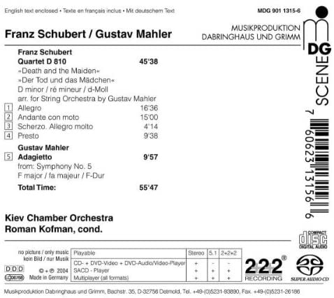 Schubert / Mahler: Orchestral works - slide-1