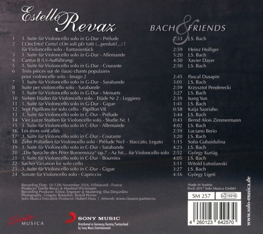 Bach & Friends - Violoncello solo: Bach; Penderecki; Berio; Ligeti - slide-1