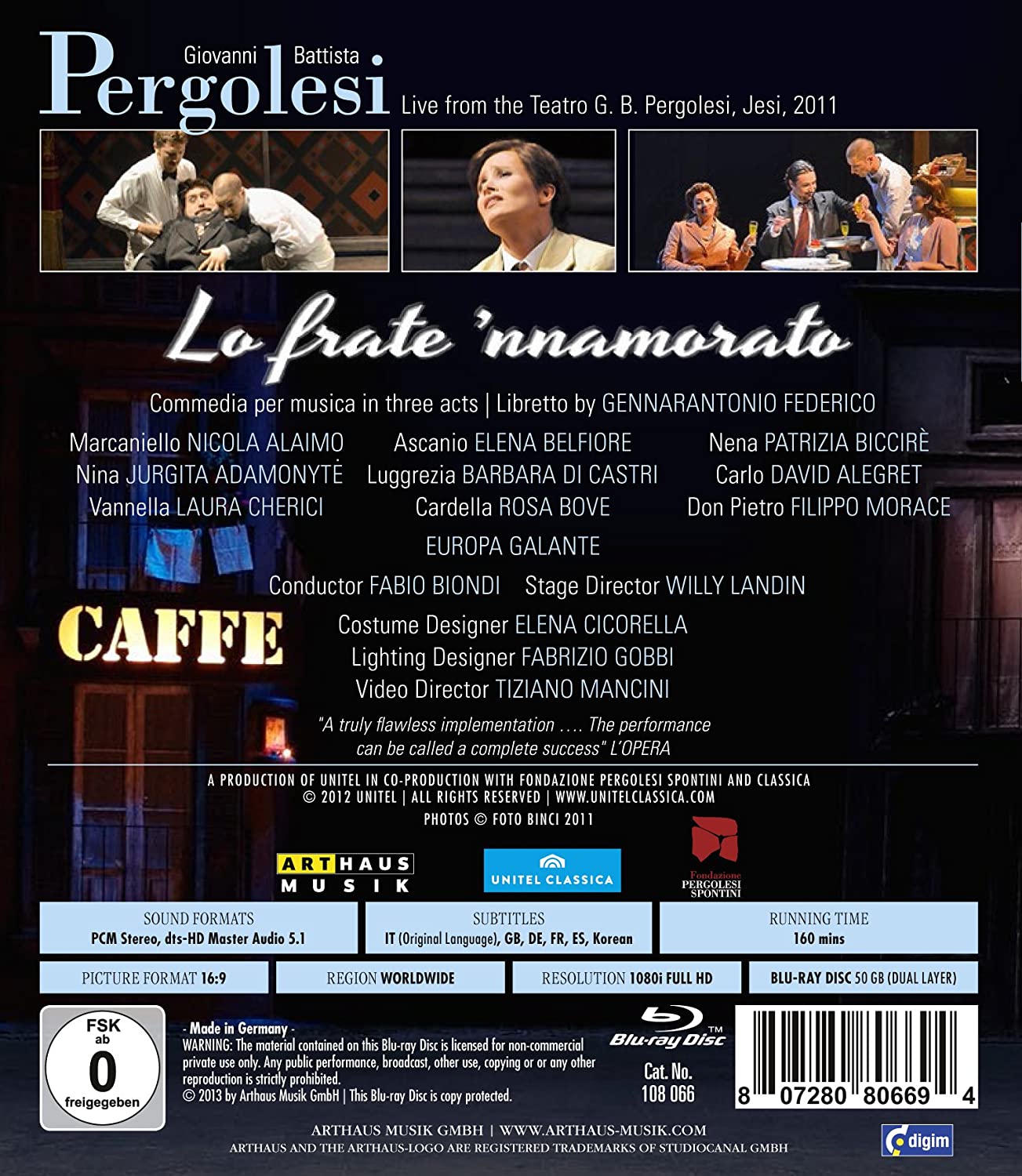 Pergolesi: Lo frate nnamorato - slide-1