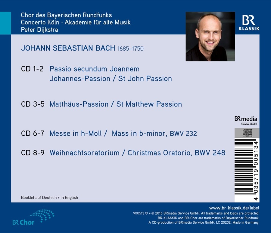 Bach: St. John Passion; St. Matthew Passion; Mass in B minor; Christmas Oratorio - slide-1